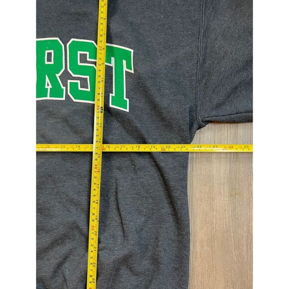 Vintage Hurst College Dark Gray‎ Sweatshirt Crewneck Adult Large Mv Sport - Picture 5 of 6